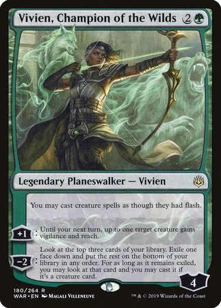 Vivien, Champion of the Wilds [War of the Spark] | Cracking-Singles