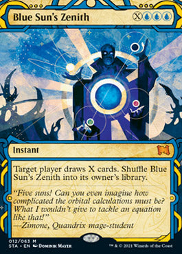 Blue Sun's Zenith (Etched Foil) [Strixhaven Mystical Archive] | Cracking-Singles