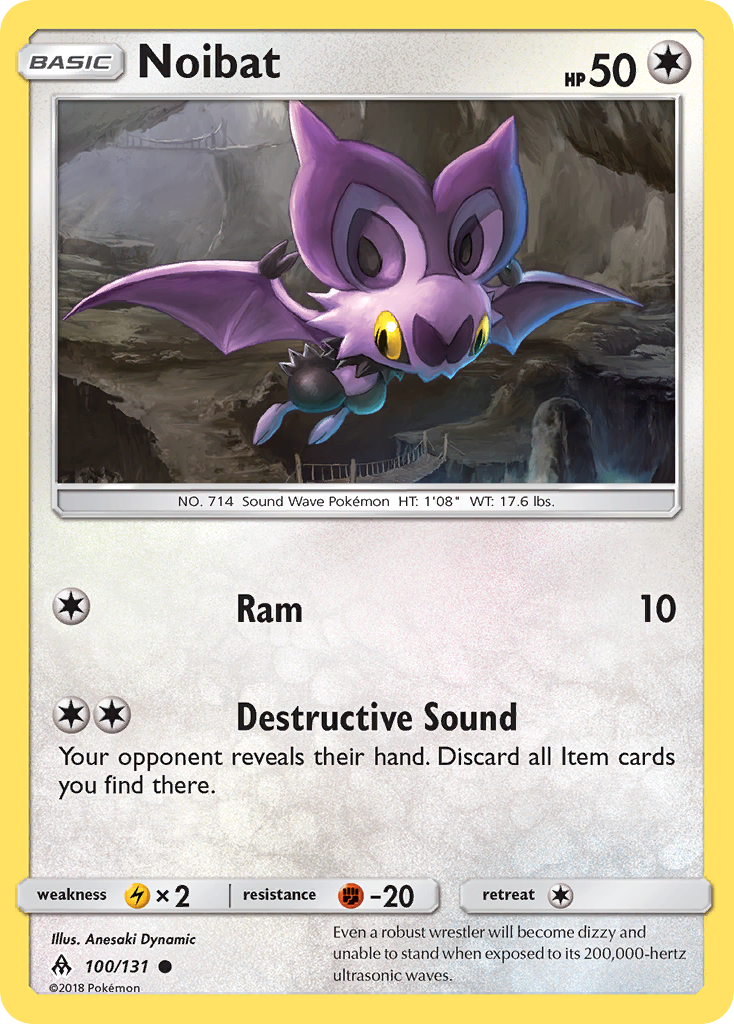 Noibat (100/131) [Sun & Moon: Forbidden Light] | Cracking-Singles