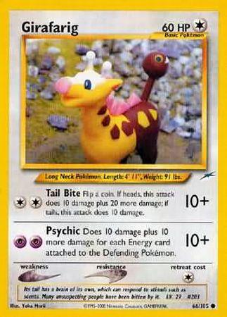 Girafarig (66/105) [Neo Destiny Unlimited] | Cracking-Singles