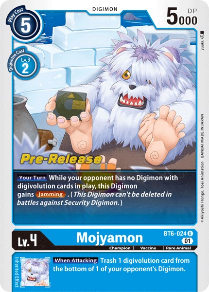 Mojyamon [BT6-024] [Double Diamond Pre-Release Cards] | Cracking-Singles