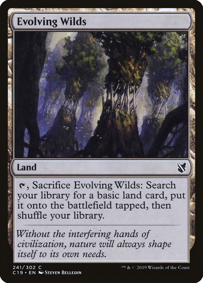 Evolving Wilds [Commander 2019] | Cracking-Singles