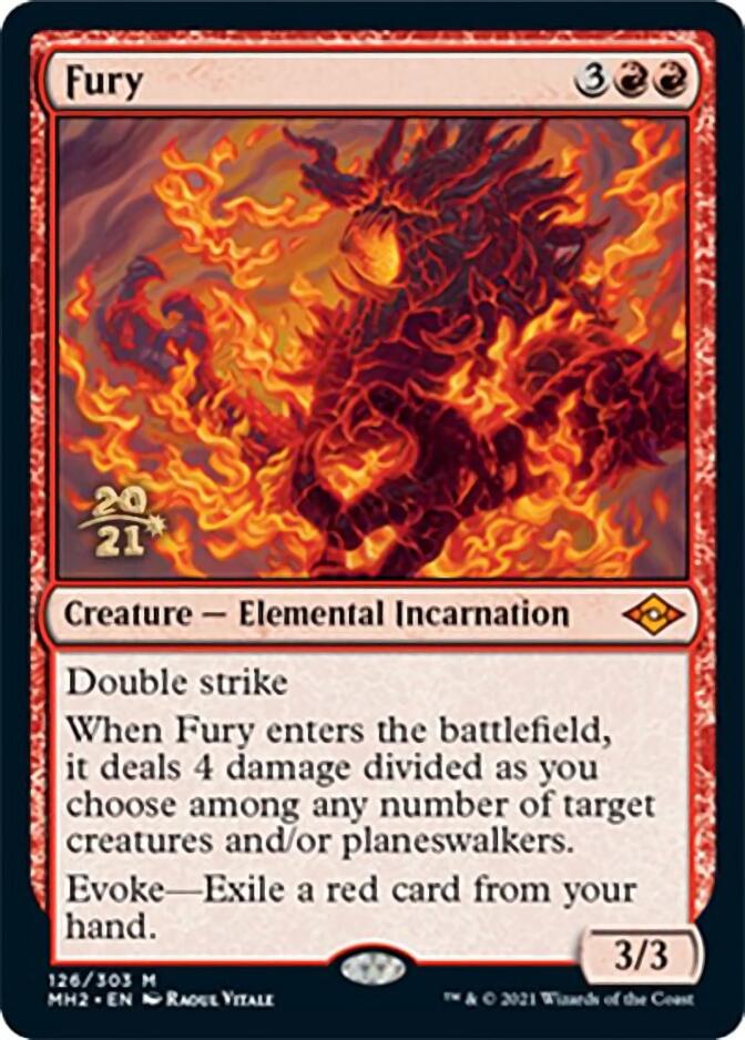 Fury [Modern Horizons 2 Prerelease Promos] | Cracking-Singles