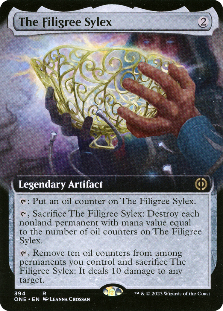 The Filigree Sylex (Extended Art) [Phyrexia: All Will Be One] | Cracking-Singles