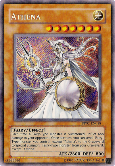 Athena [PP02-EN018] Secret Rare | Cracking-Singles