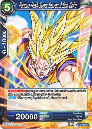 Furious Rush Super Saiyan 3 Son Goku [BT3-035] | Cracking-Singles