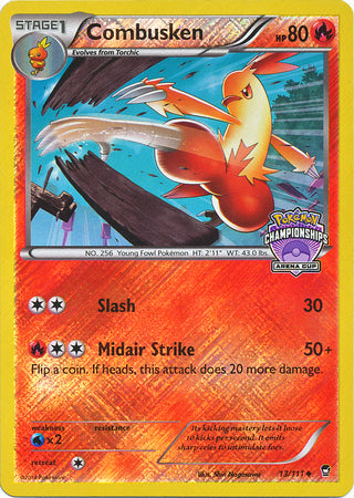 Combusken (13/111) (States Championship Promo) [XY: Furious Fists] | Cracking-Singles