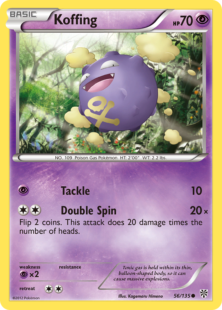 Koffing (56/135) [Black & White: Plasma Storm] | Cracking-Singles