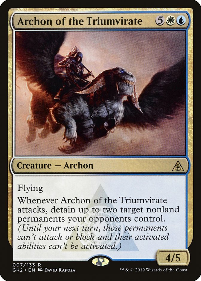 Archon of the Triumvirate [Ravnica Allegiance Guild Kit] | Cracking-Singles