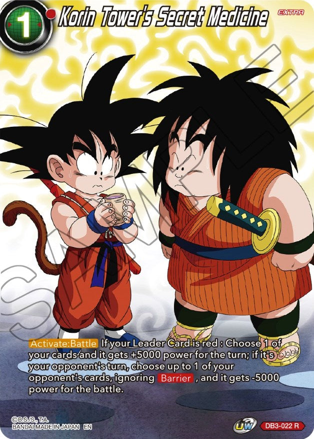 Korin Tower's Secret Medicine (DB3-022) [Theme Selection: History of Son Goku] | Cracking-Singles