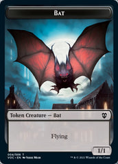 Blood // Bat Double-sided Token [Innistrad: Crimson Vow Commander Tokens] | Cracking-Singles