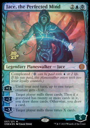 Jace, the Perfected Mind [Phyrexia: All Will Be One Prerelease Promos] | Cracking-Singles