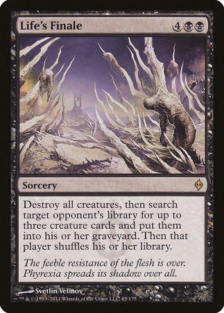 Life's Finale [New Phyrexia] | Cracking-Singles