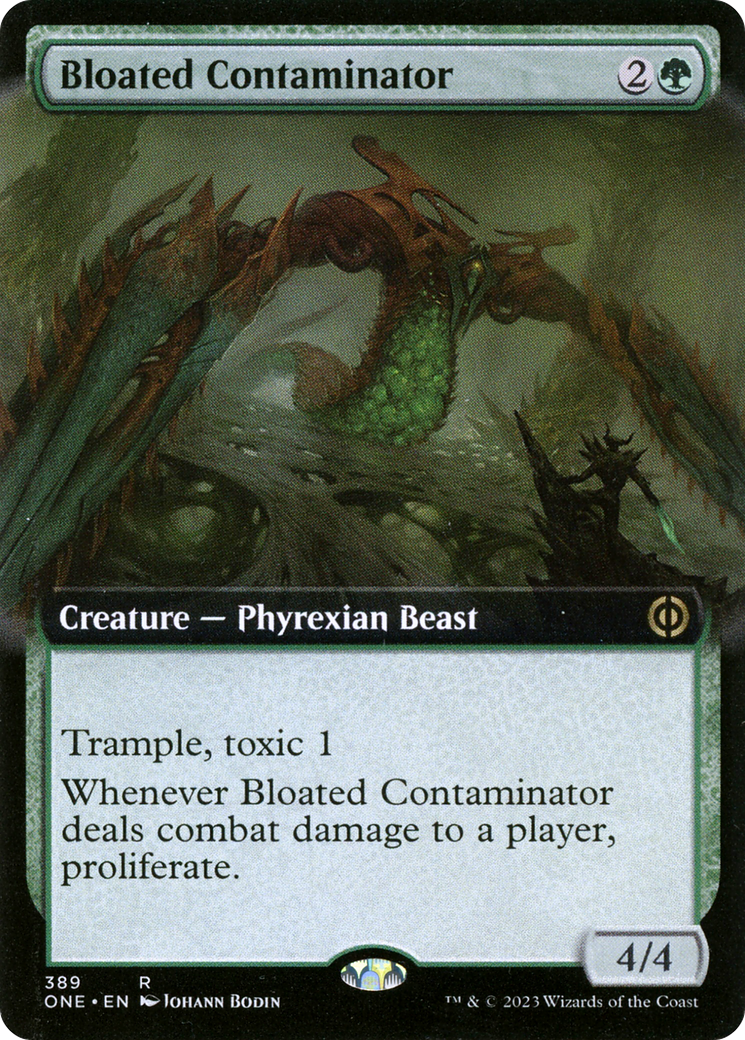 Bloated Contaminator (Extended Art) [Phyrexia: All Will Be One] | Cracking-Singles