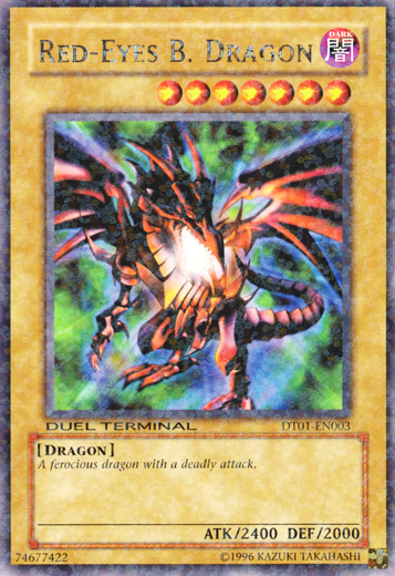 Red-Eyes B. Dragon [DT01-EN003] Rare | Cracking-Singles