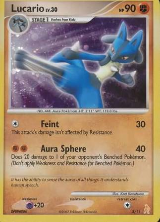 Lucario (3/11) [Diamond & Pearl: Trainer Kit - Lucario] | Cracking-Singles