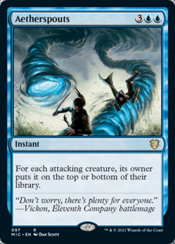 Aetherspouts [Innistrad: Midnight Hunt Commander] | Cracking-Singles