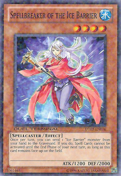 Spellbreaker of the Ice Barrier [DT03-EN076] Common | Cracking-Singles