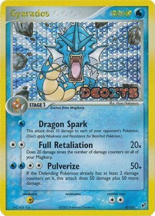 Gyarados (8/107) (Stamped) [EX: Deoxys] | Cracking-Singles