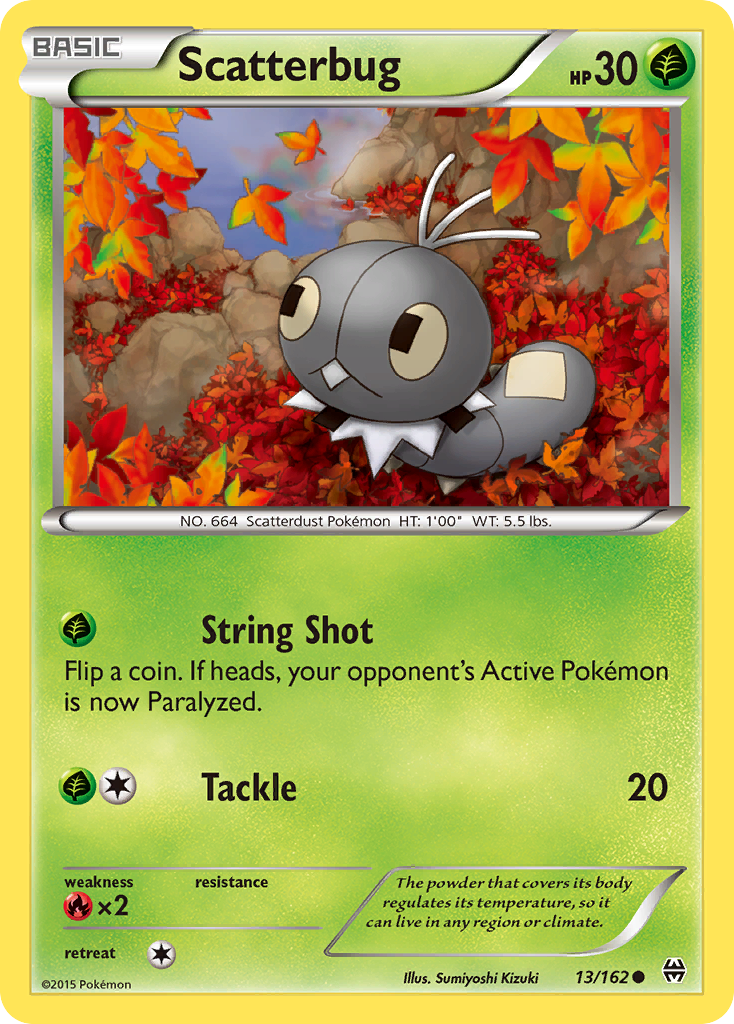 Scatterbug (13/162) [XY: BREAKthrough] | Cracking-Singles