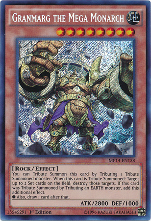 Granmarg the Mega Monarch [MP14-EN158] Secret Rare | Cracking-Singles