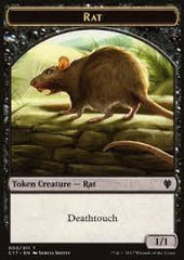 Cat Warrior // Rat Token [Commander 2017 Tokens] | Cracking-Singles