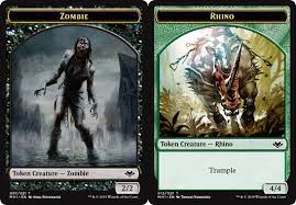 Rhino // Zombie Double Sided token  [Modern Horizons Tokens] | Cracking-Singles