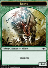 Rhino // Soldier Double Sided token  [Modern Horizons Tokens] | Cracking-Singles