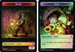 Food // Dwarf [Throne of Eldraine FOIL Tokens] | Cracking-Singles